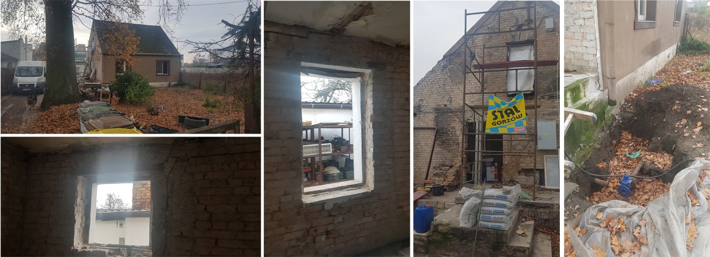 przylaczenie gazu i inne prace